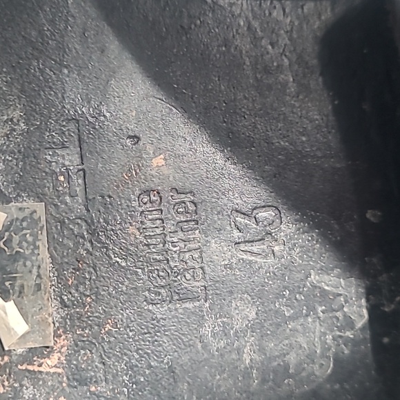 Diesel black leather combat boots outside zip lace mohawk. - Picture 3 of 6